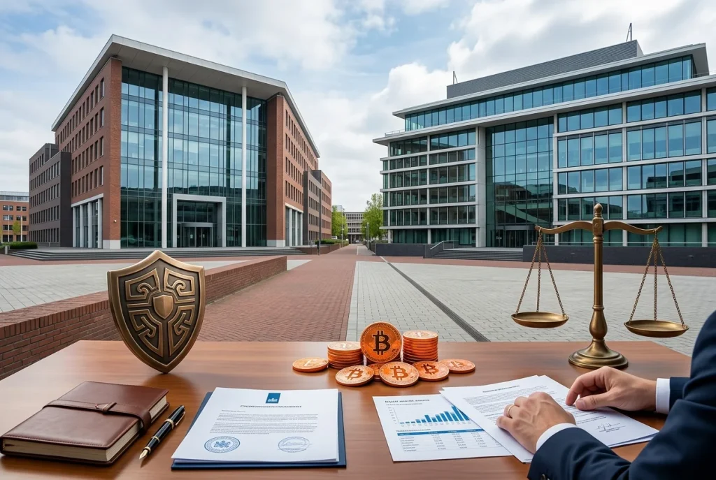 AFM en DNB toezicht op cryptocurrency in Nederland met officiële gebouwen
