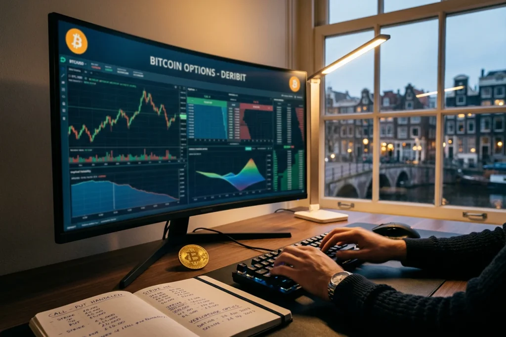 Bitcoin opties handelen in Nederland met call en put strategieën